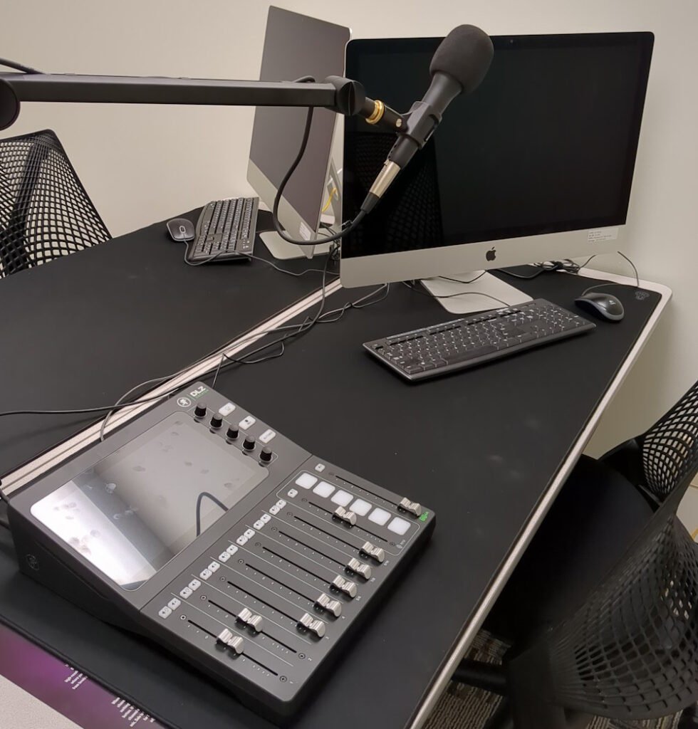 The ACSL's podcasting studio.